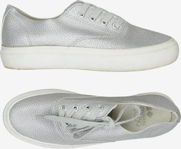 even&odd Sneaker 37 in Silber: Vorderseite
