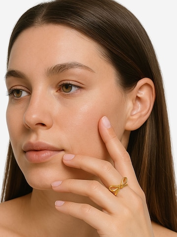 Bague Heideman en or : devant