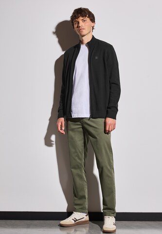 Street One MEN Knit Cardigan in Black