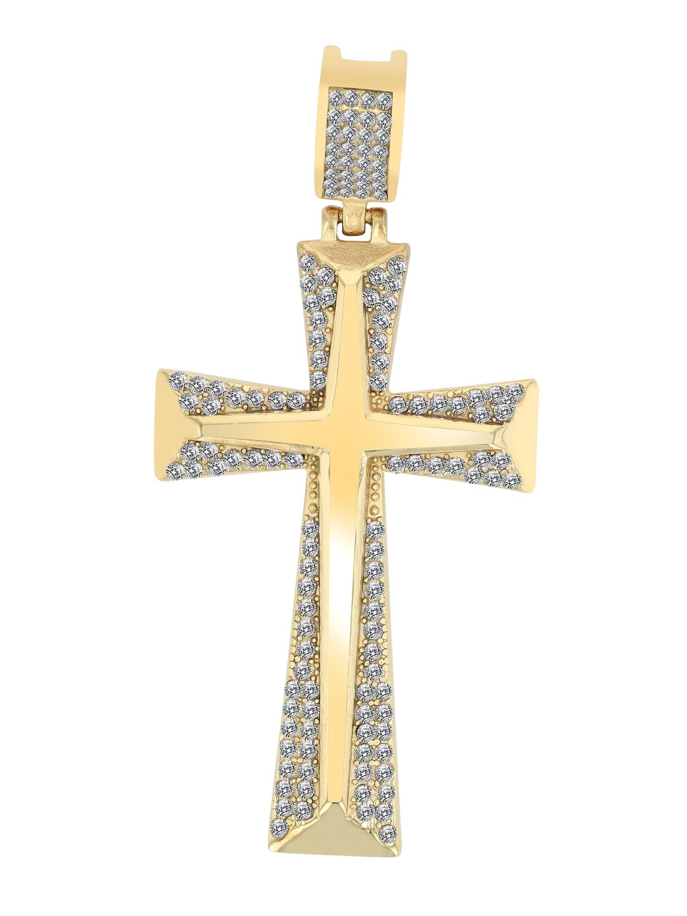 Akzent Anhänger 'Yuma, langlebig'‌‌‌‌‌‌ in Gold: Vorderseite
