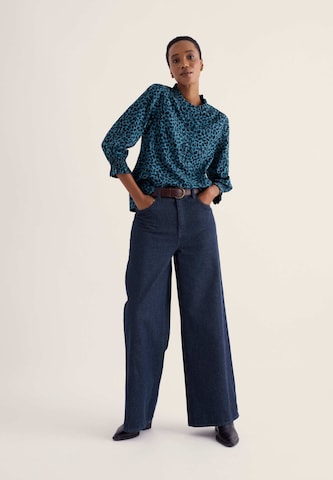 Camicia da donna 'Feather Star' di Seasalt Cornwall in blu