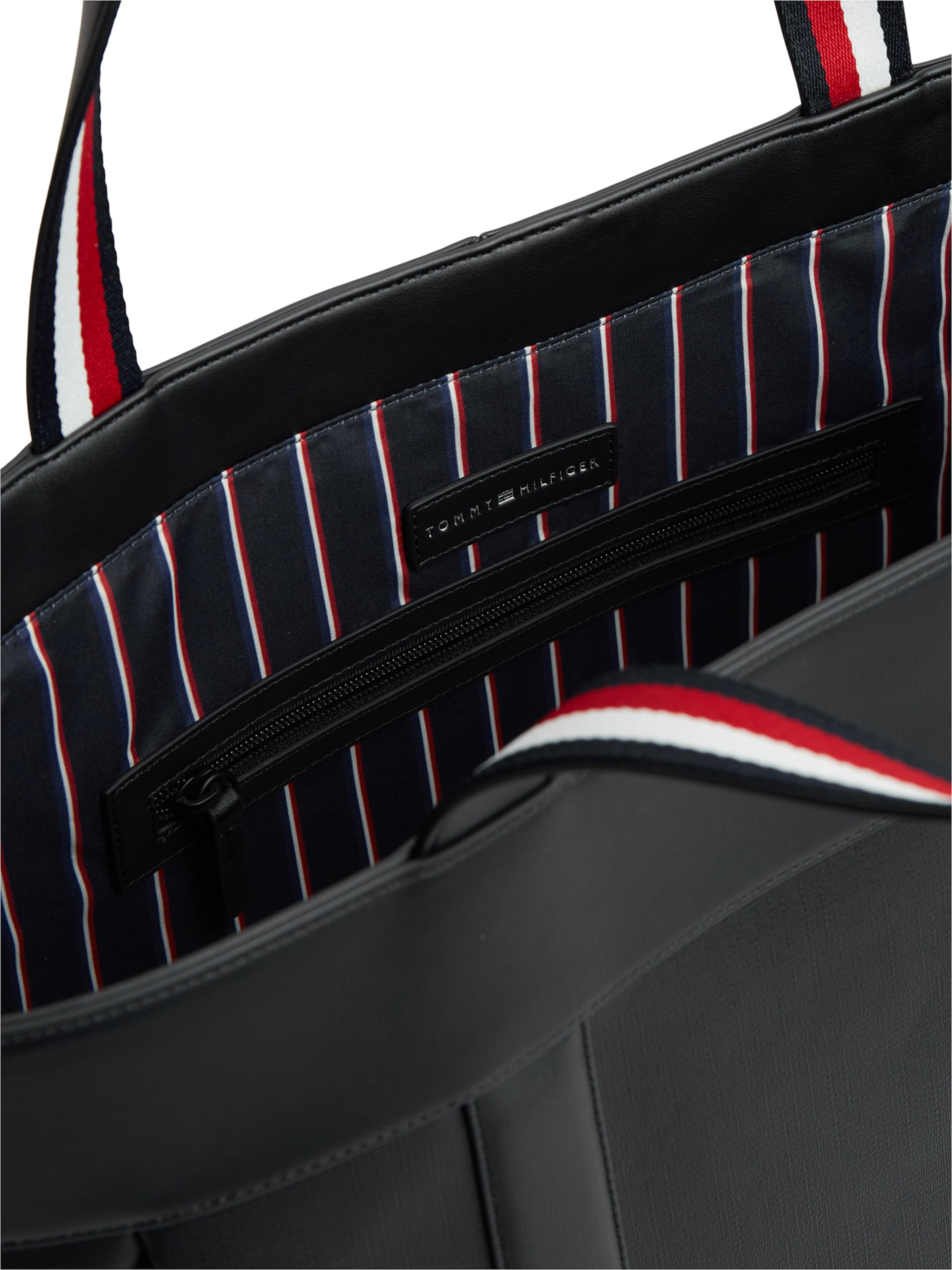 TOMMY HILFIGER Ostoskassi värissä musta