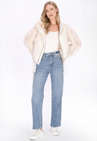 DreiMaster Maritim - Chaqueta de entretiempo en blanco