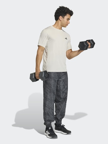 ADIDAS PERFORMANCE Funkcionalna majica | siva barva: sprednja stran