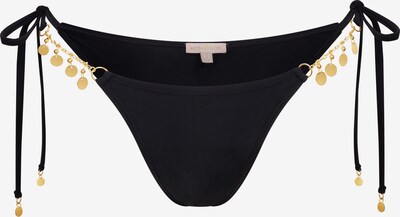 Moda Minx Bikini Hose 'Valentina Coin Tie Side' in schwarz, Produktansicht