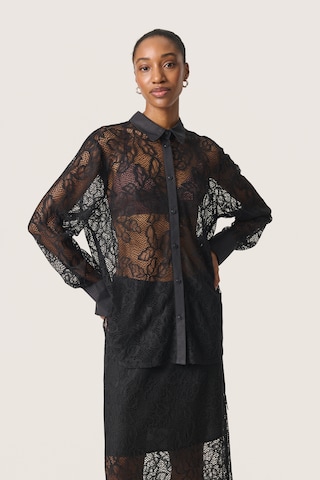 SOAKED IN LUXURY Shirts 'SLNylah' i sort: forside