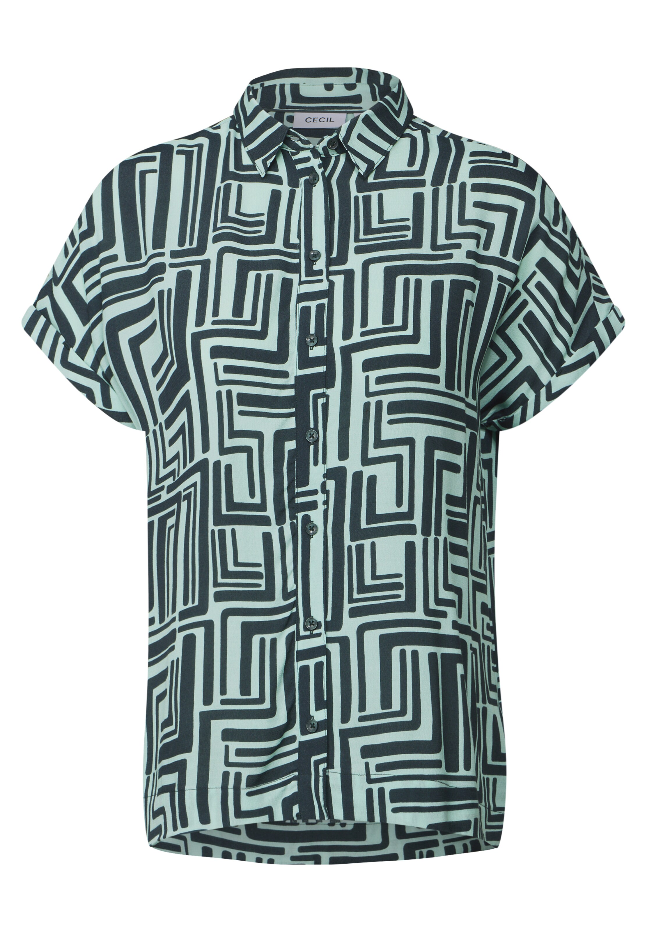 CECIL Bluse in Grün: Vorderseite