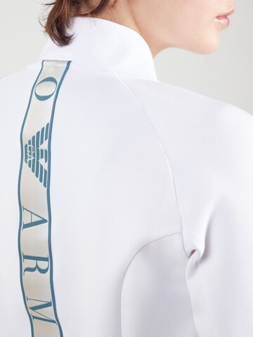 EA7 Emporio Armani - Casaco em moletão em branco