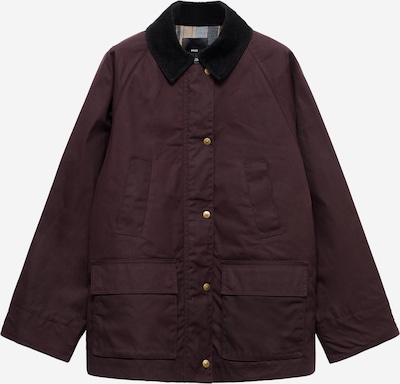 MANGO Välikausitakki 'Niagara' värissä burgundin punainen / musta, Tuotenäkymä