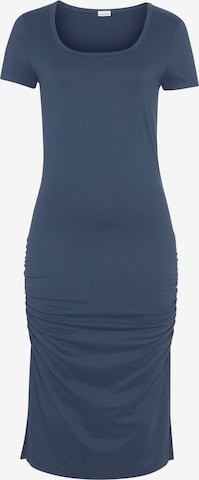 LASCANA Jurk in Blauw: voorkant