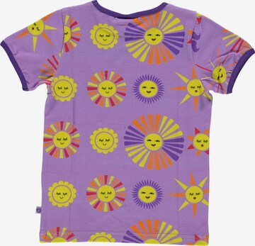 T-Shirt 'Sun' Småfolk en violet