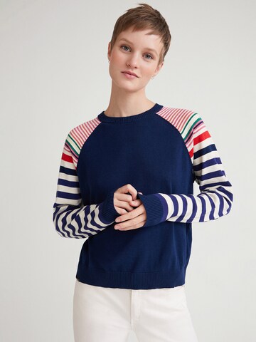 Desigual Sweater in Blue: front