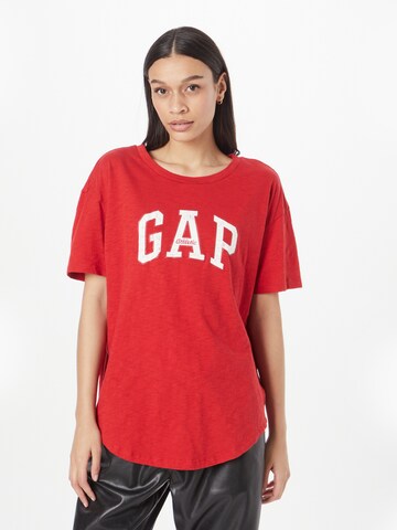 GAP Shirt in Rood: voorkant