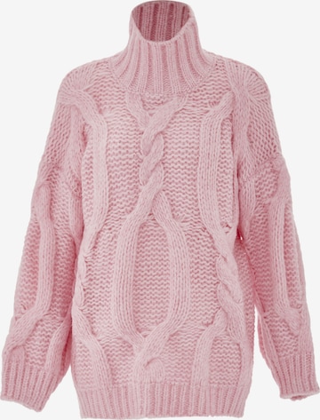 Pull-over ebeeza en rose : devant