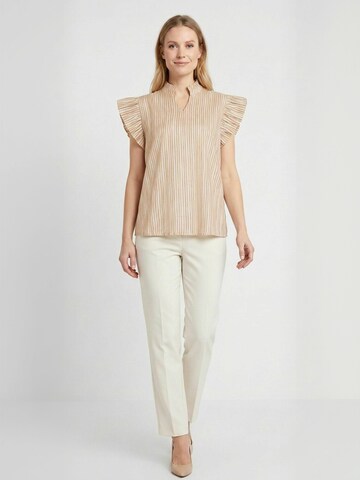 Top ' Iris ' di Opal Studio in beige: frontale