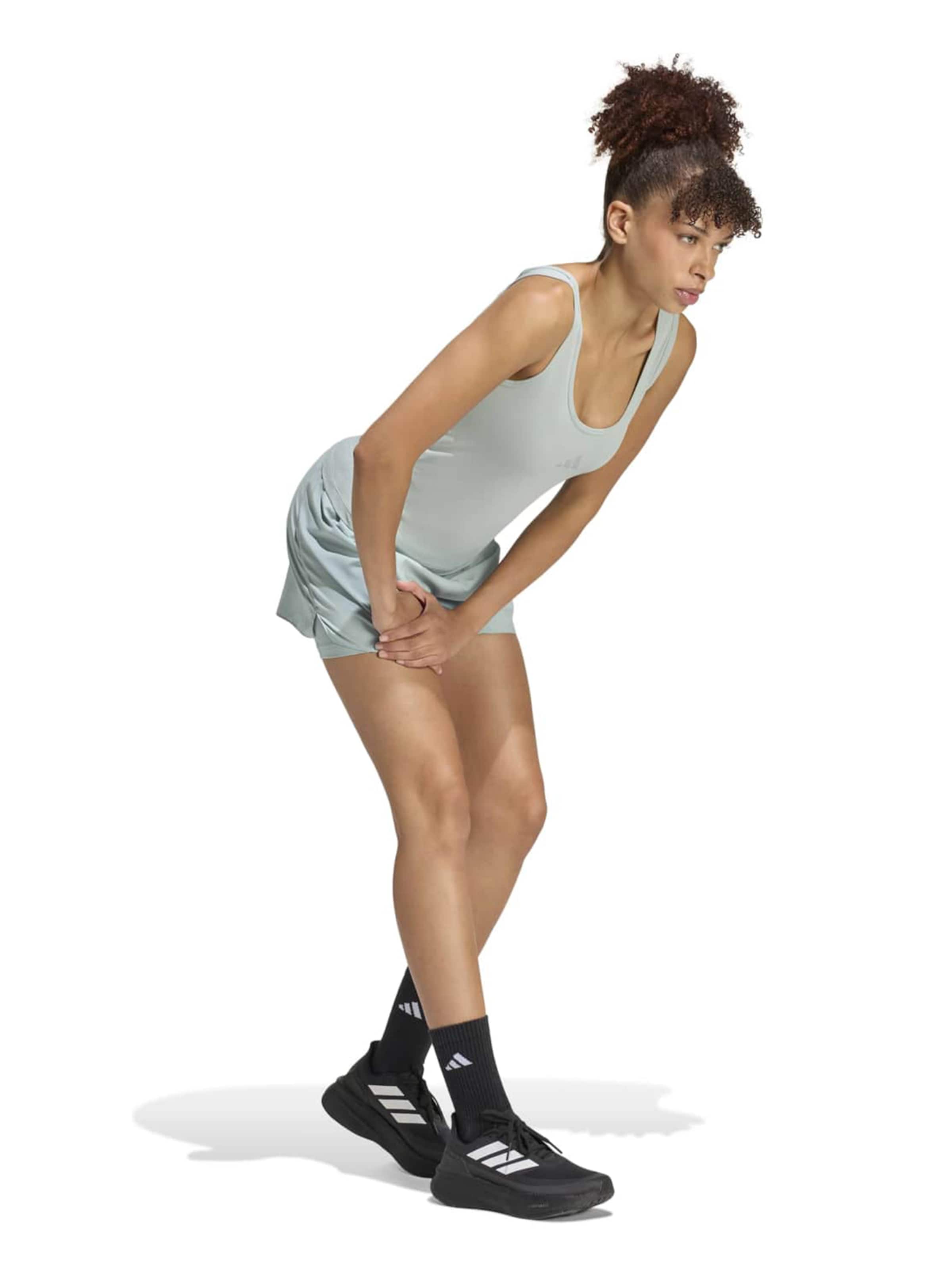 ADIDAS PERFORMANCE Regular Workout Pants 'Ess' in Green