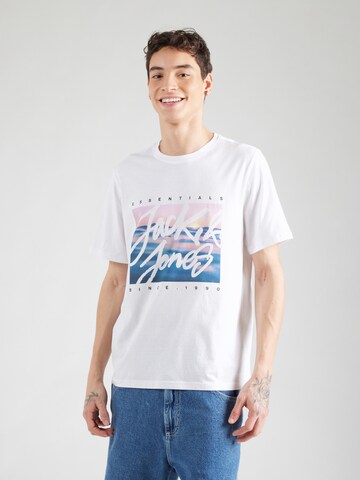 JACK & JONES Футболка 'JJColton' в Белый: спереди