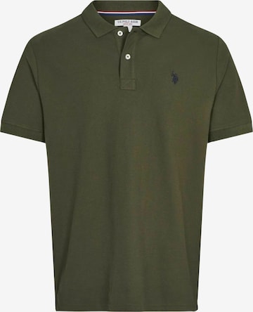 U.S. POLO ASSN. Poloshirt 'Alfred' in Grün: Vorderseite