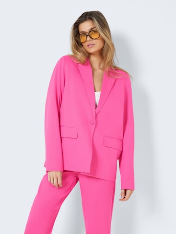 Noisy may - Blazer 'THEA' em rosa: frente