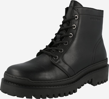 Marc O'Polo Lace-Up Boots 'Kurt' in Black: front