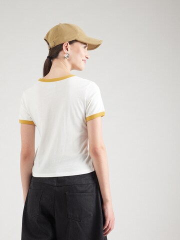 T-shirt 'De La Vans Ringer' VANS en blanc : derrière