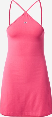 Tommy Jeans Sukienka w kolorze różowy: przód