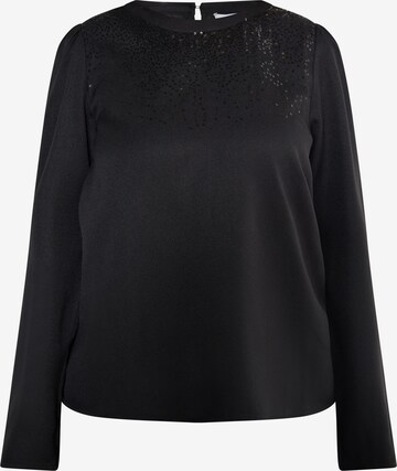 Usha Blouse in Black: front