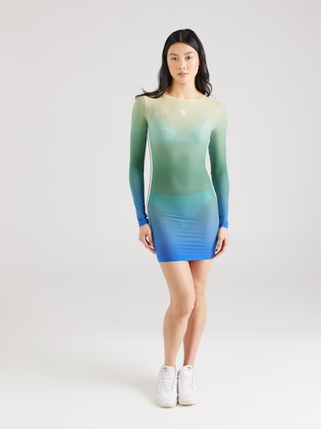 ADIDAS ORIGINALS - Vestido en azul: frente