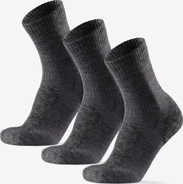 Chaussettes 'Merino Hiking Light' DANISH ENDURANCE en gris : devant