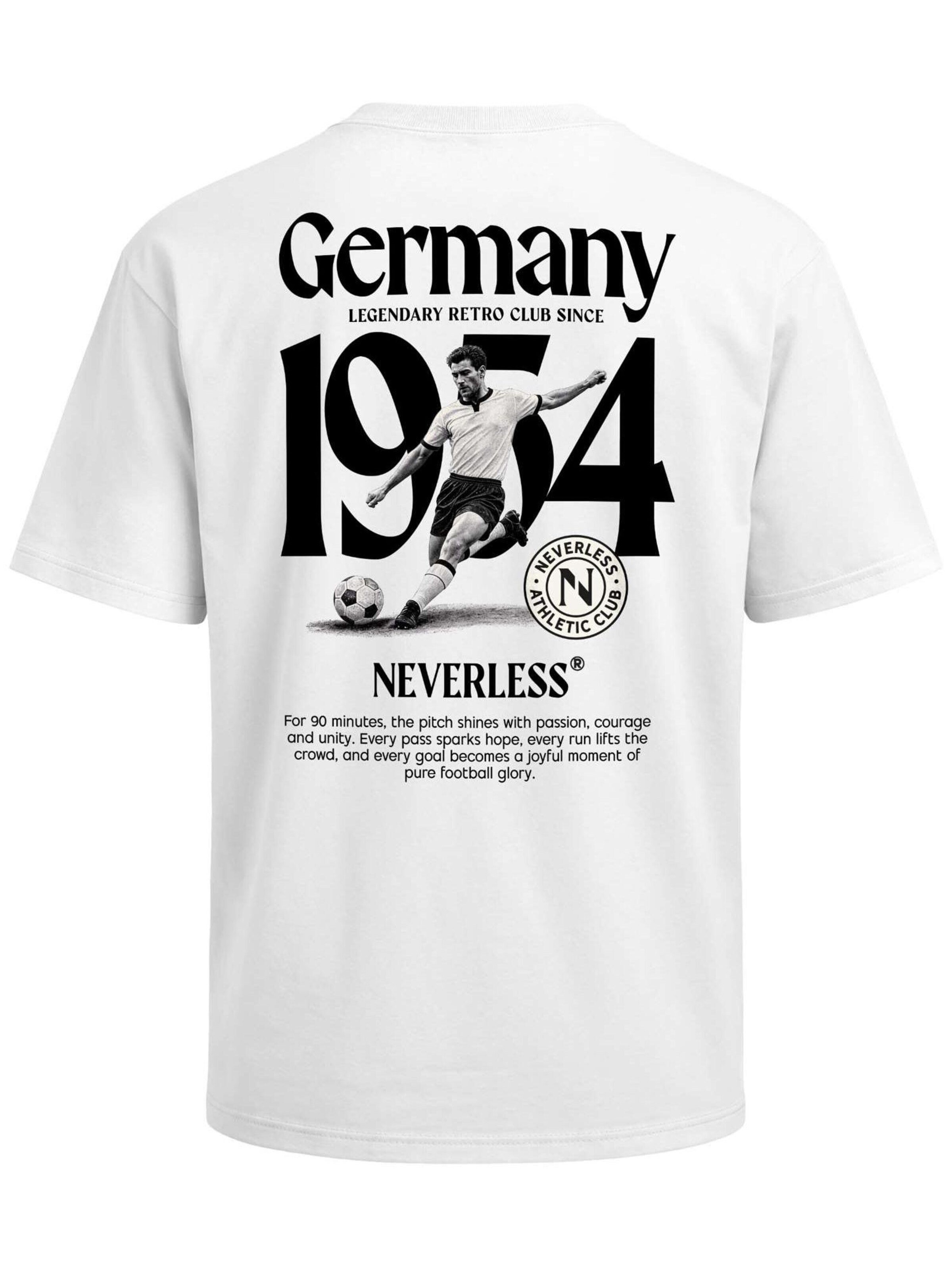 Neverless Shirt 'Germany 1954' in White