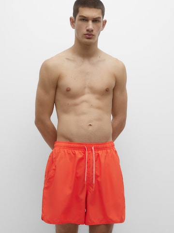 Pull&Bear Badeshorts i oransje: forside