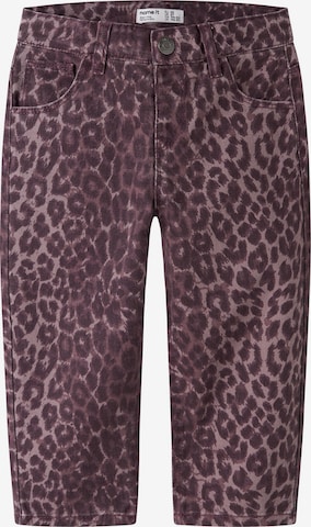 Baggy Pantalon NAME IT en rouge : devant