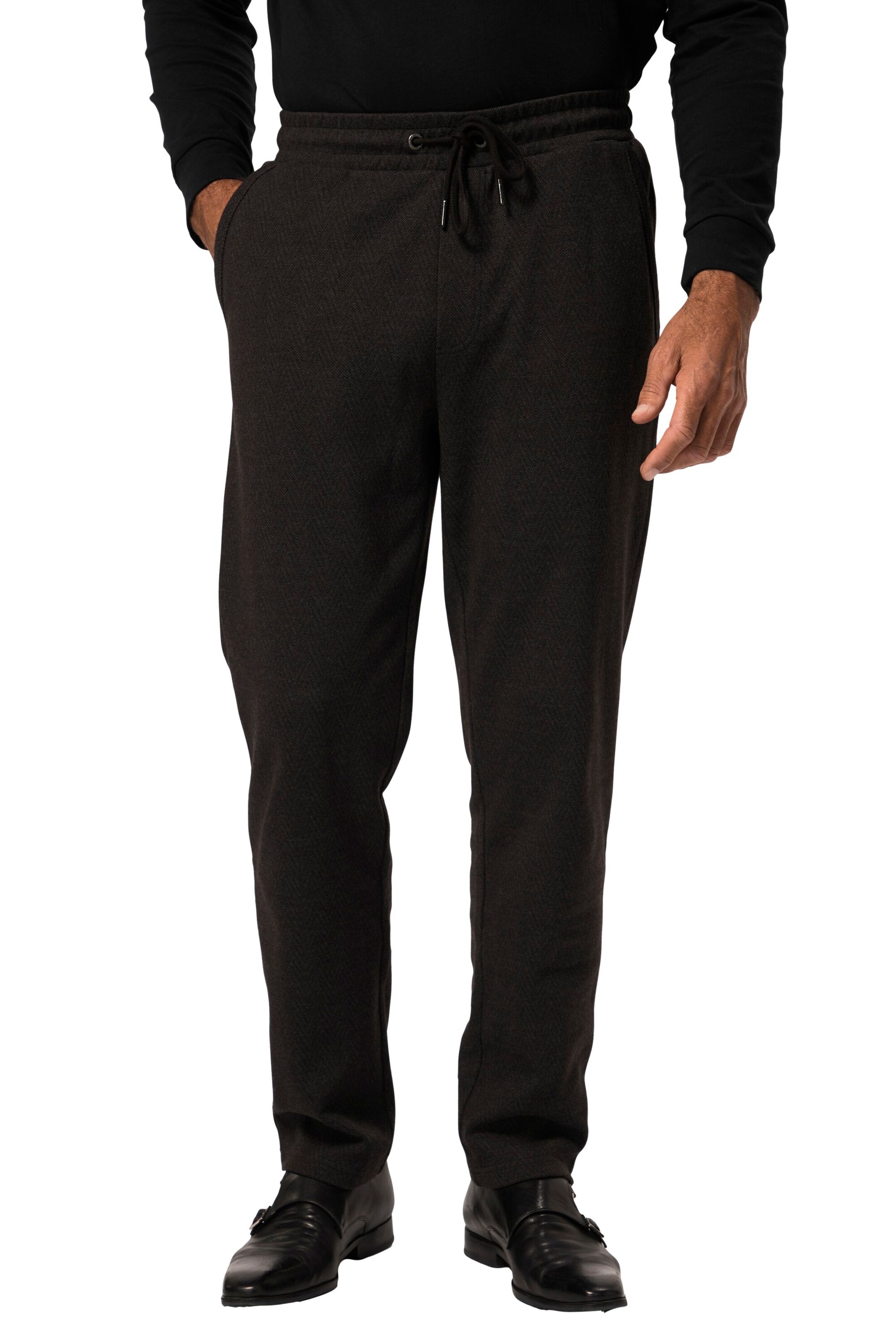 JP1880 Regular Sports trousers in Black: front