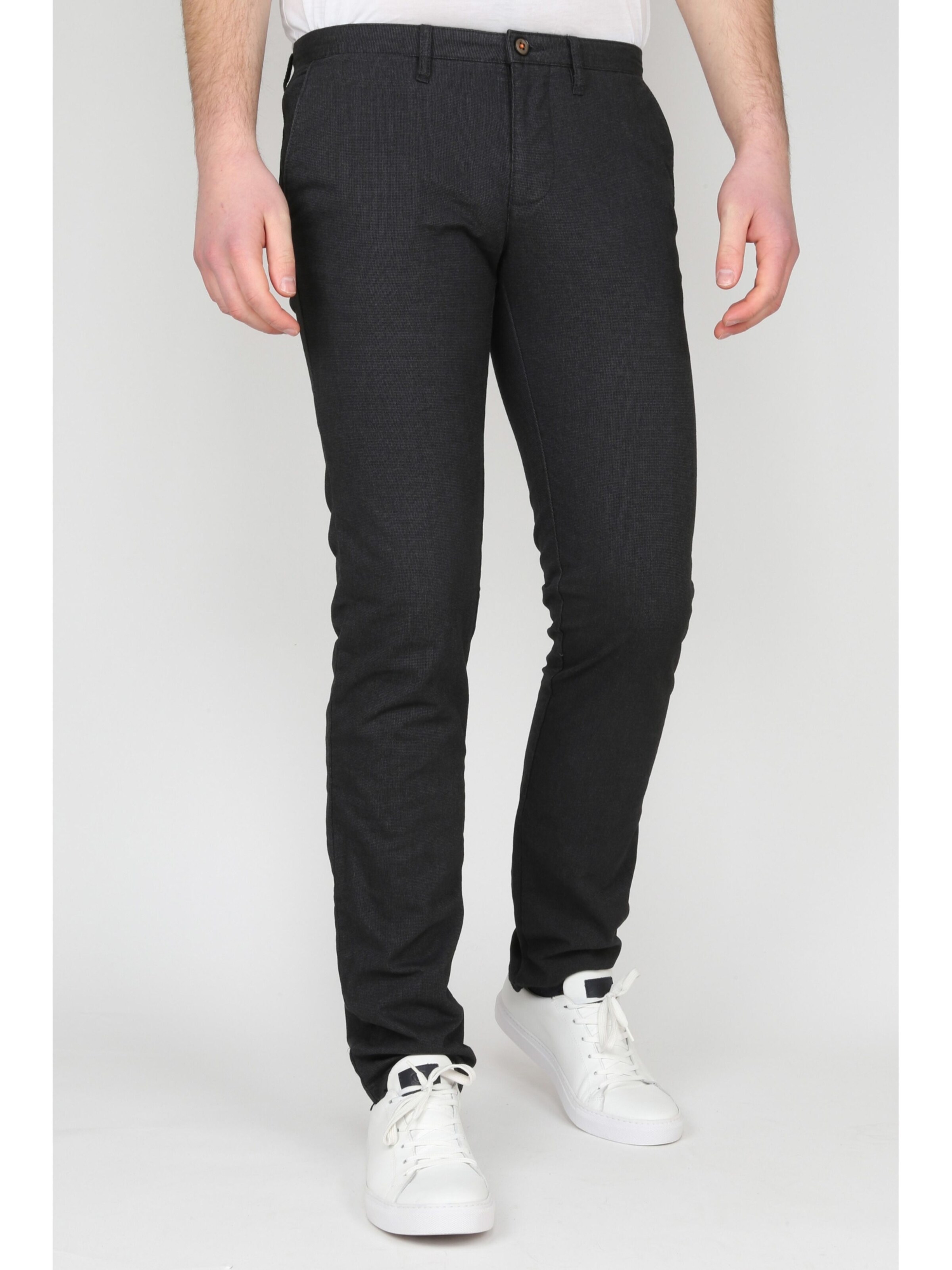 Suitable Regular Chino 'Locke' in Grijs