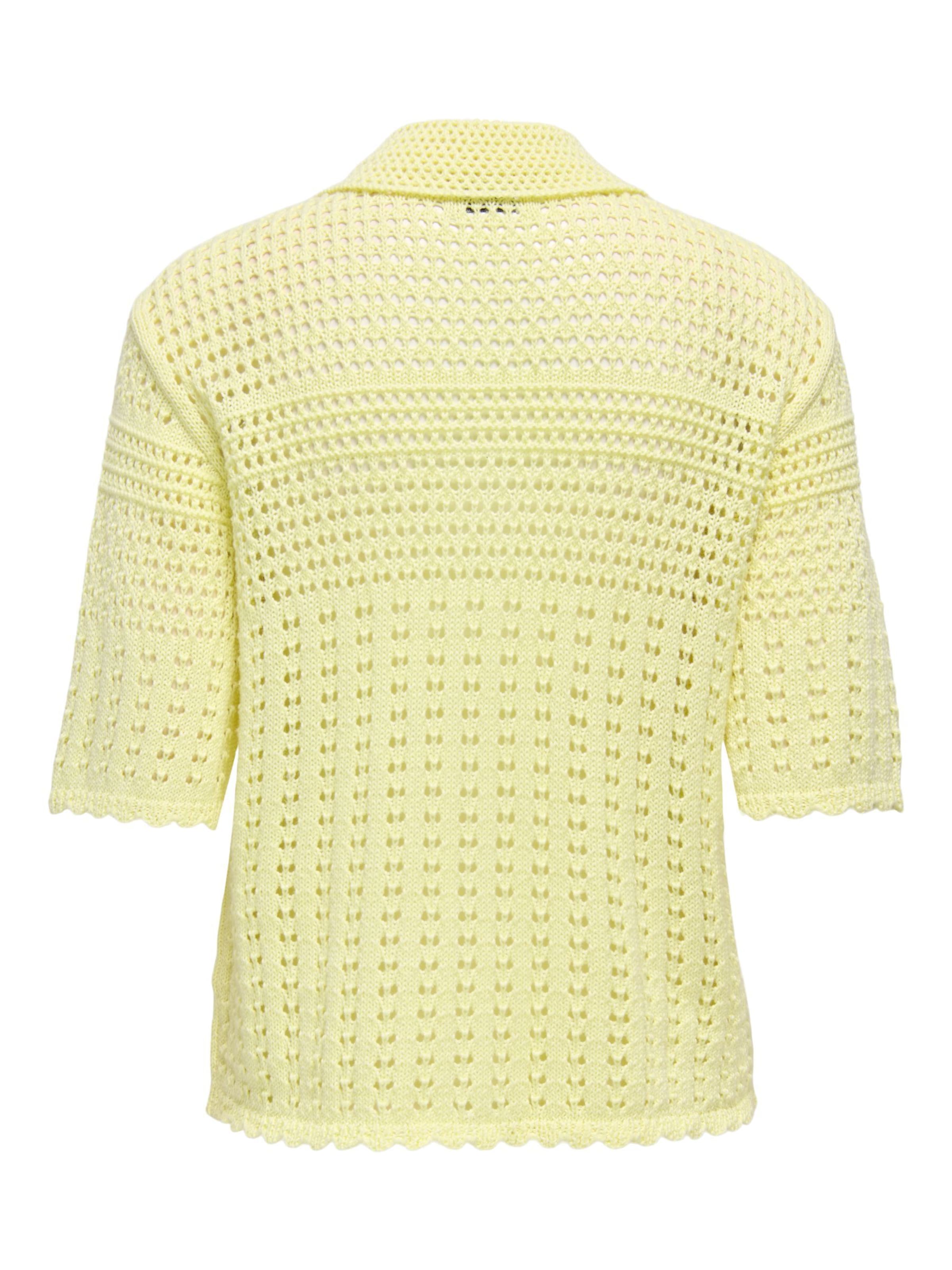 JDY Gebreid vest 'JDYRobin' in Geel