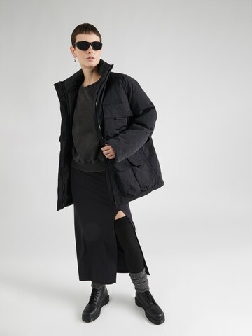 WEEKDAY Winterparka 'Attila' in Schwarz