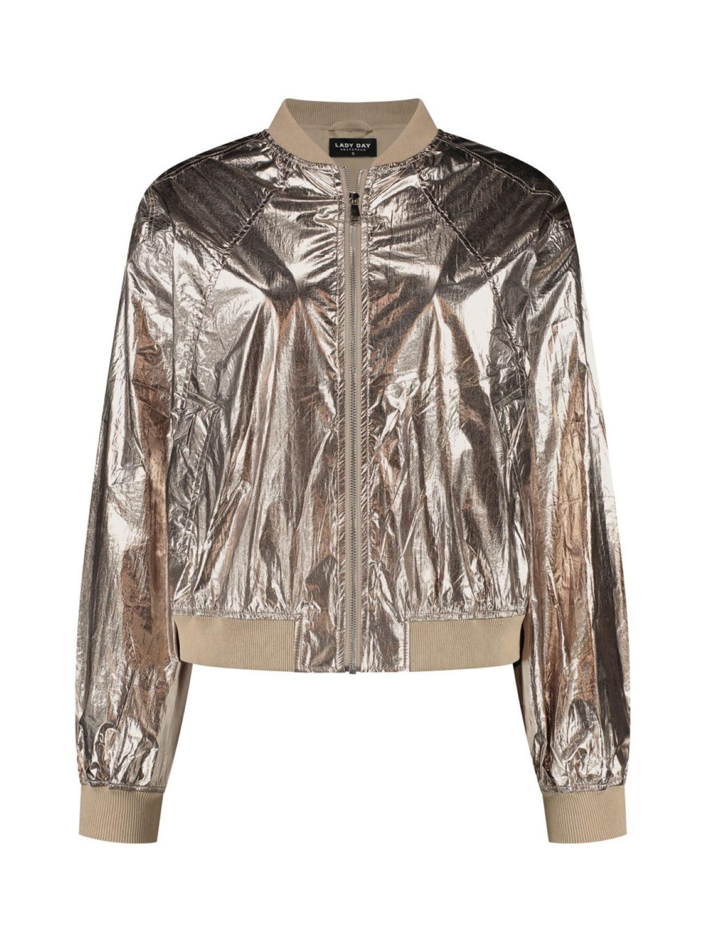 Lady Day Between-Season Jacket 'Lady Day May jasje' in Gold: front