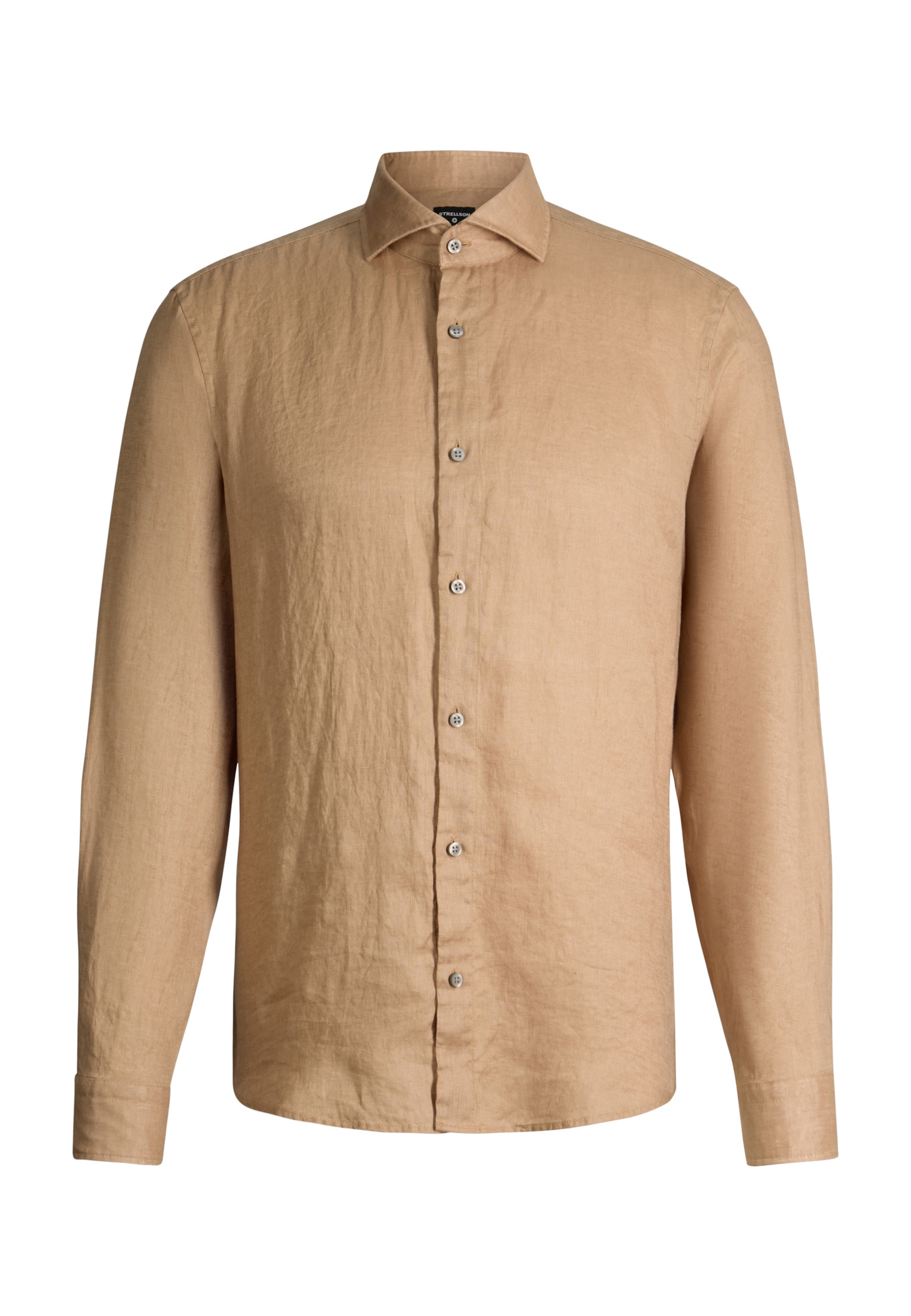 STRELLSON Button Up Shirt 'Ceasar' in Beige: front