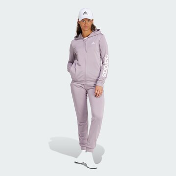 ADIDAS SPORTSWEAR Sports Suit 'Linear' in Purple