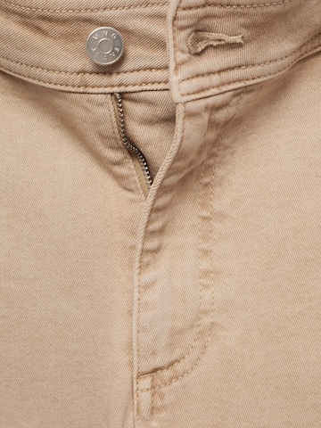 MANGO Wide Leg Farkut 'CATHERIN' värissä beige