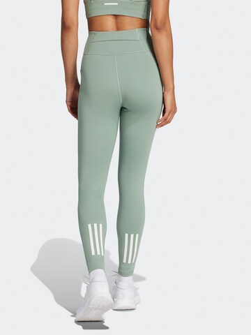ADIDAS PERFORMANCE Skinny Sports trousers 'Own The Run' in Green