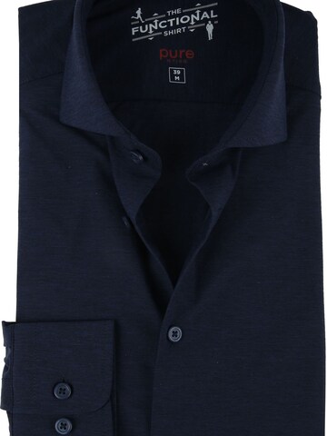 PURE Slim fit Button Up Shirt in Blue