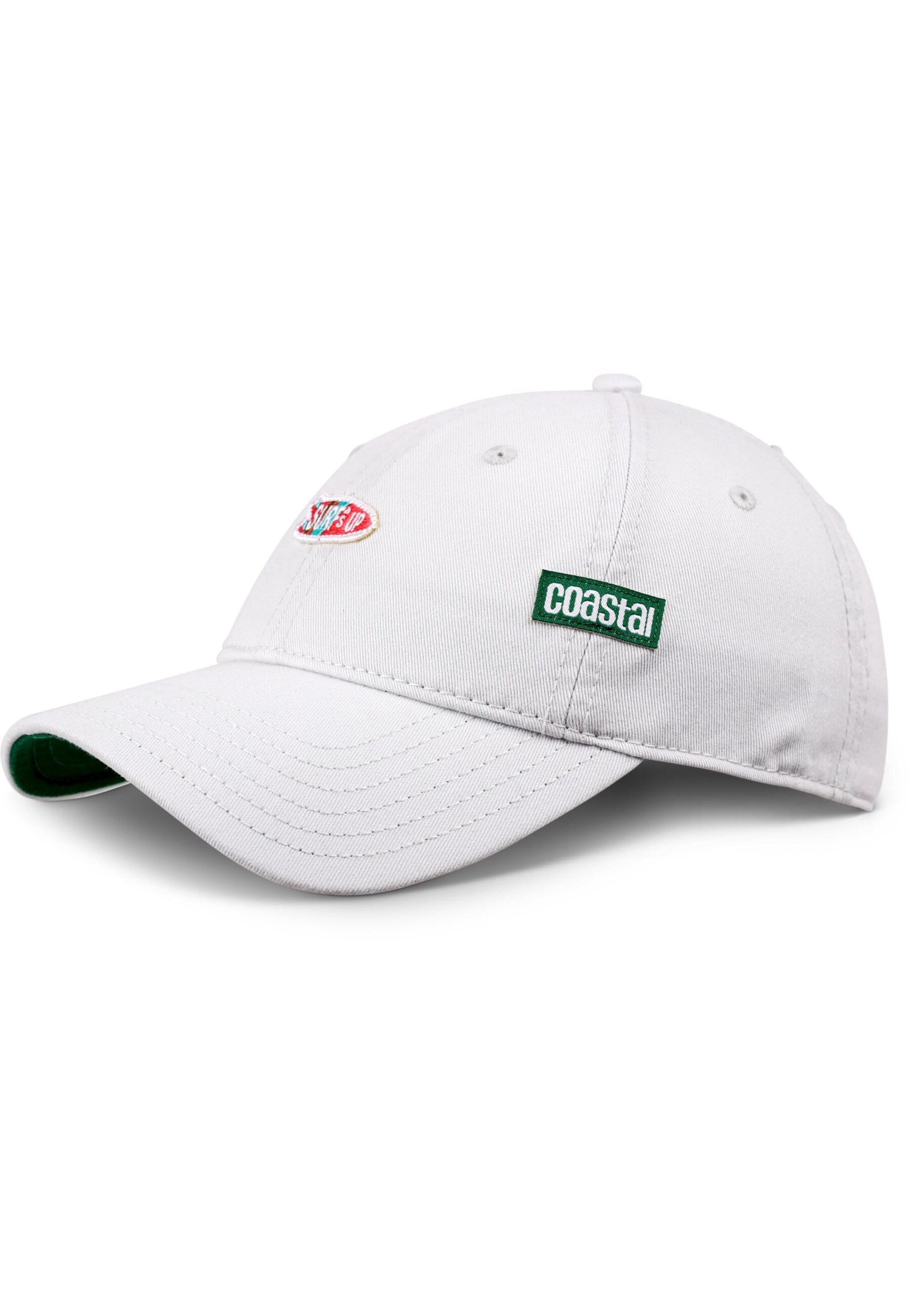Coastal Cap 'SurfsUp' in Grau: Vorderseite