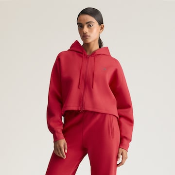 Veste de survêtement ADIDAS BY STELLA MCCARTNEY en rouge : devant
