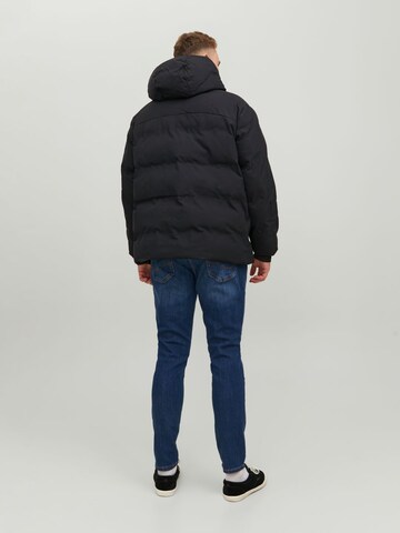 JACK & JONES Winter Jacket in Black