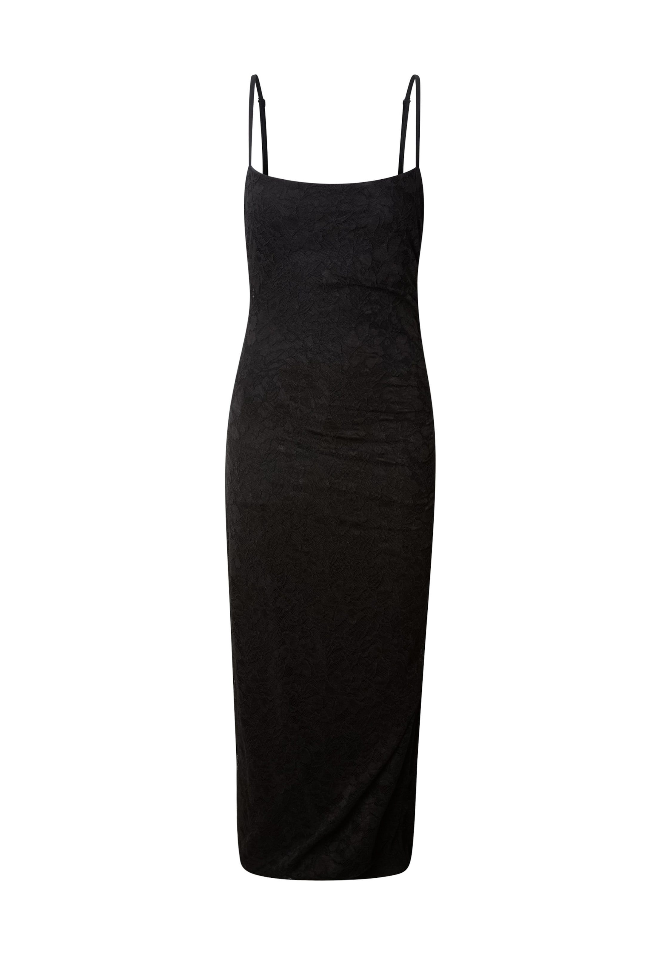 Urban Classics Kleid in Schwarz: Vorderseite