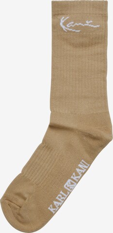 Chaussettes Karl Kani en beige