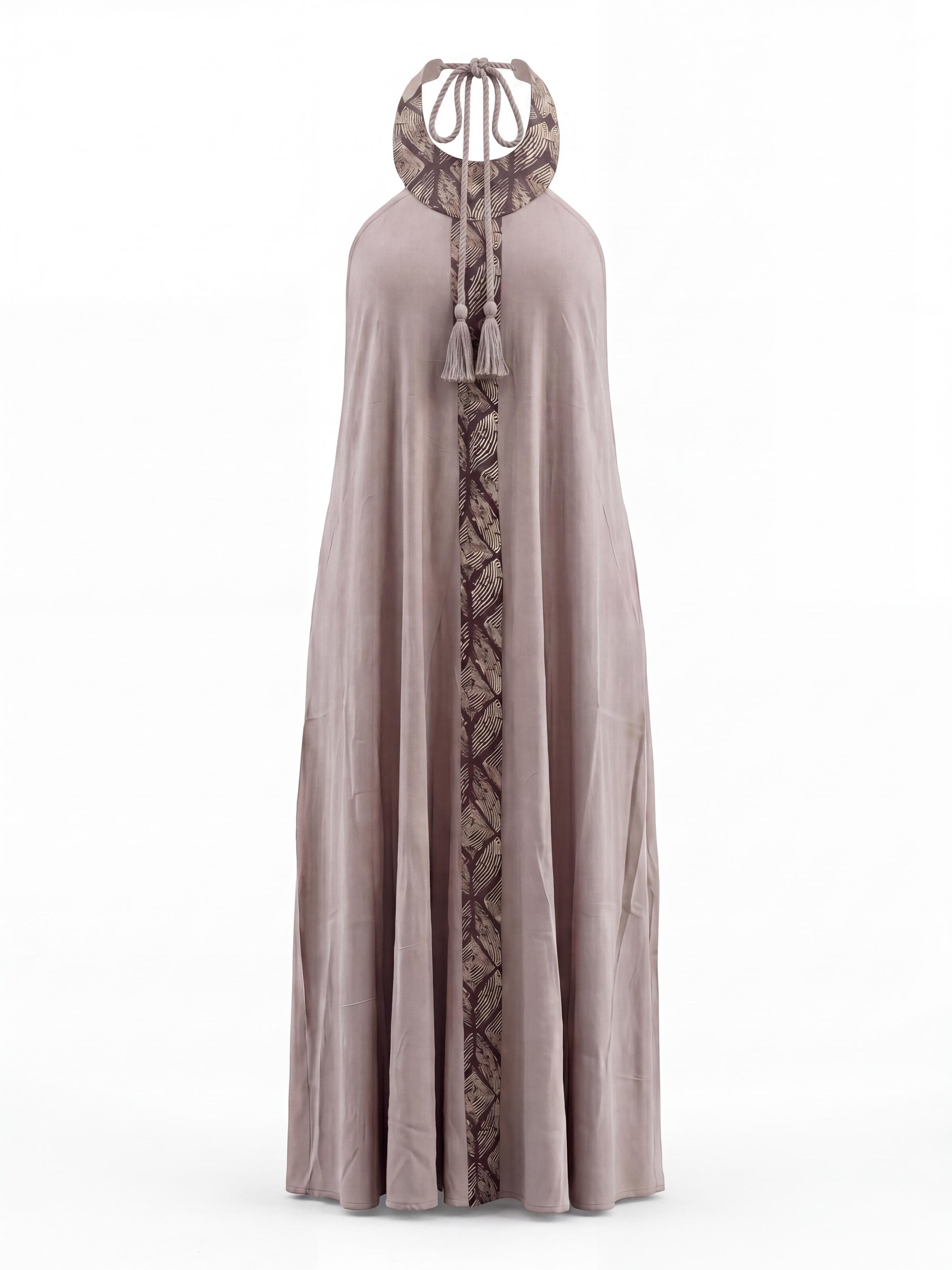 Shop Karey Summer dress 'Natura Maxi Dress' in Grey: front