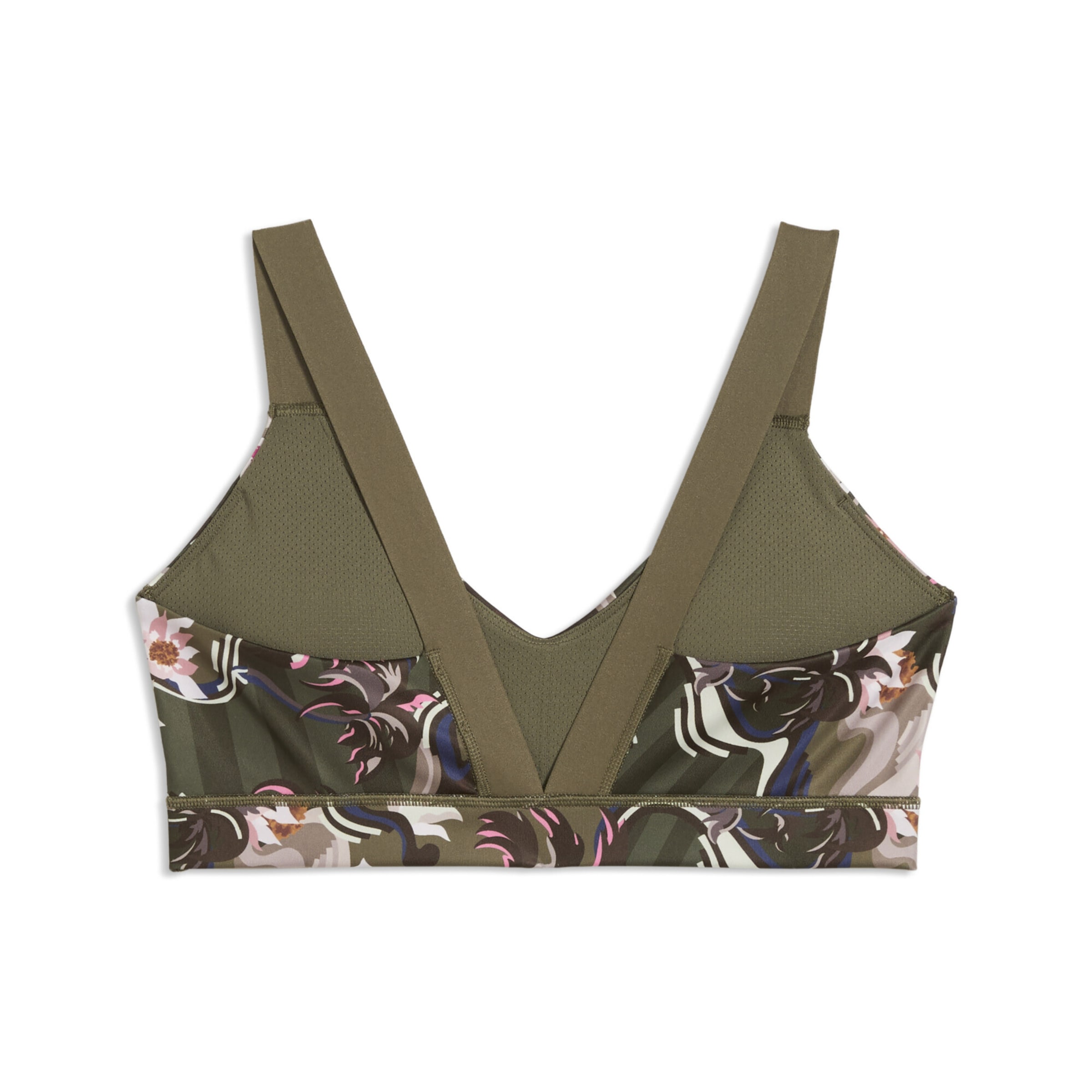 PUMA Bustier Sport bh 'League' in Groen