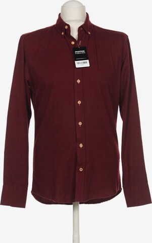 Kronstadt Button Up Shirt in M in Red: front